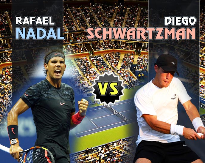 Nadal vs Schwartzman en US Open 2015